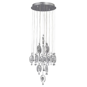 Solana Crystal Ceiling Lights Diyas Multiple Crystal Pendants Solana Crystal Ceiling Lights Diyas Multiple Crystal Pendants